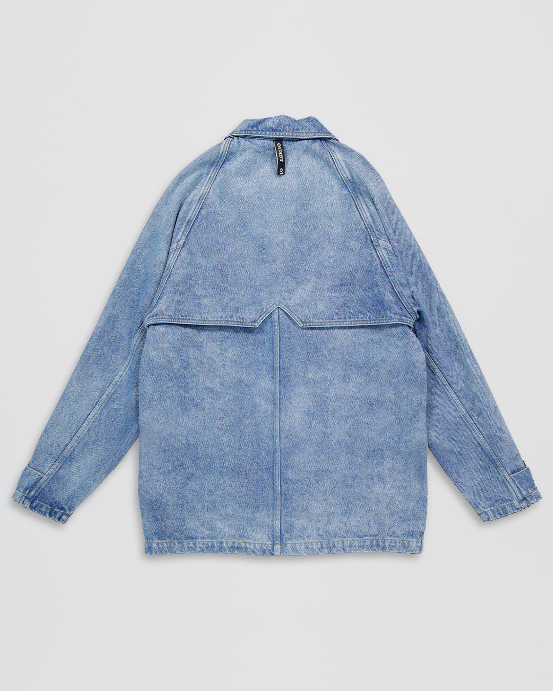 THE CHORE JACKET IN LIGHT FADED INDIGO DENIM