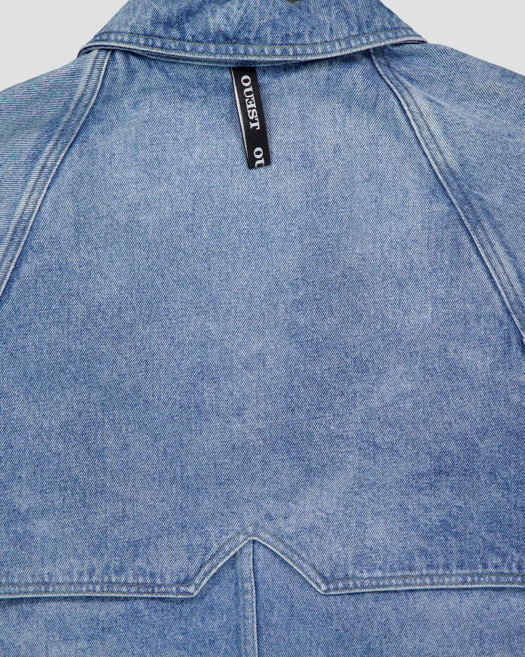 THE CHORE JACKET IN LIGHT FADED INDIGO DENIM
