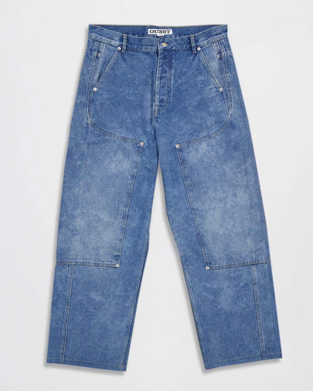THE WORK CHAPS IN LIGHT FADED INDIGO DENIM