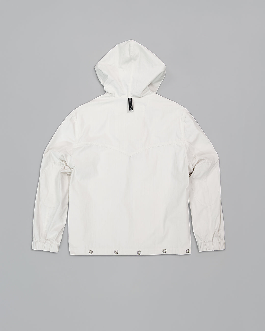 THE WINDBREAKER IN OFF WHITE COTTON CANVAS