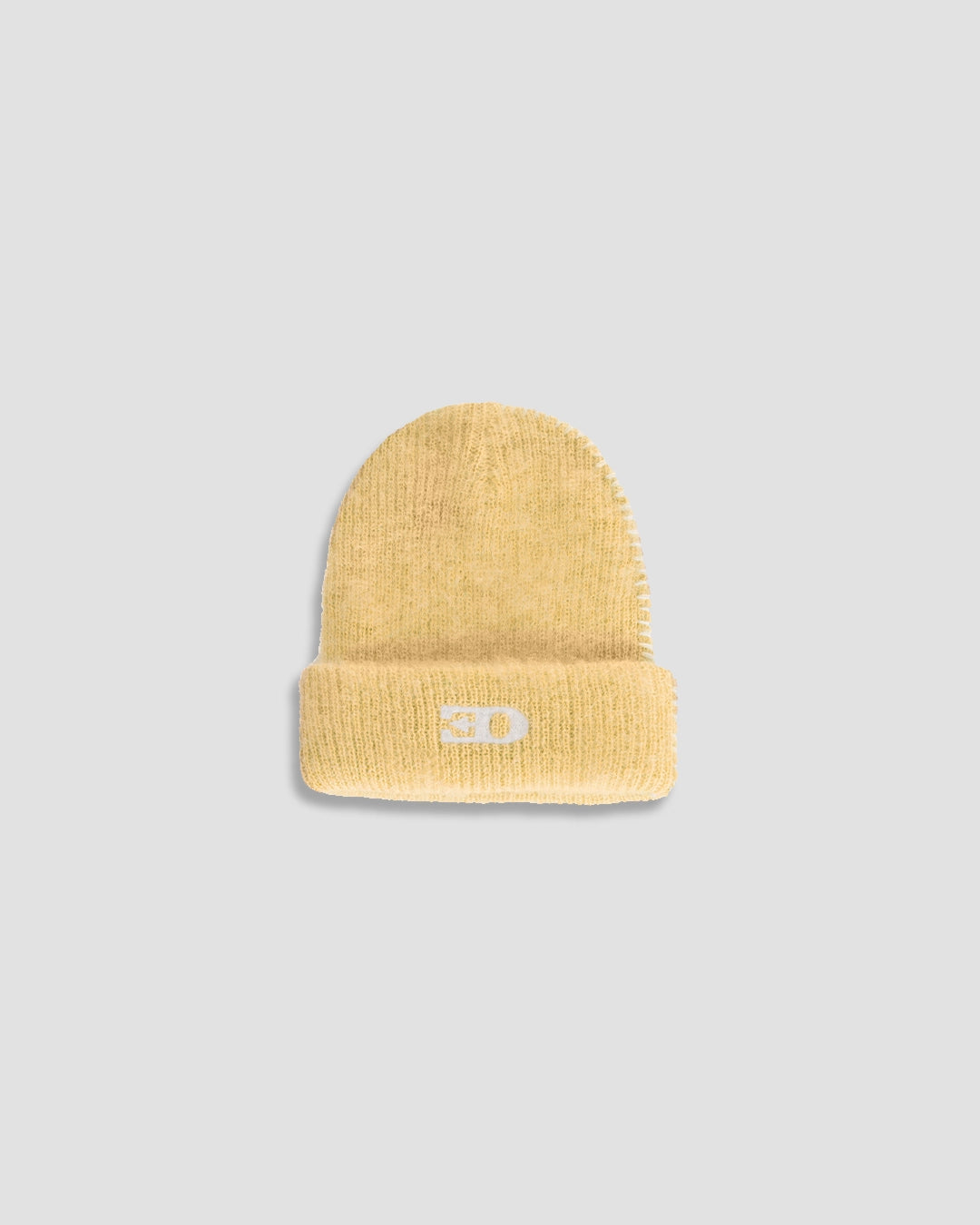 THE BEANIE IN YELLOW MOHAIR