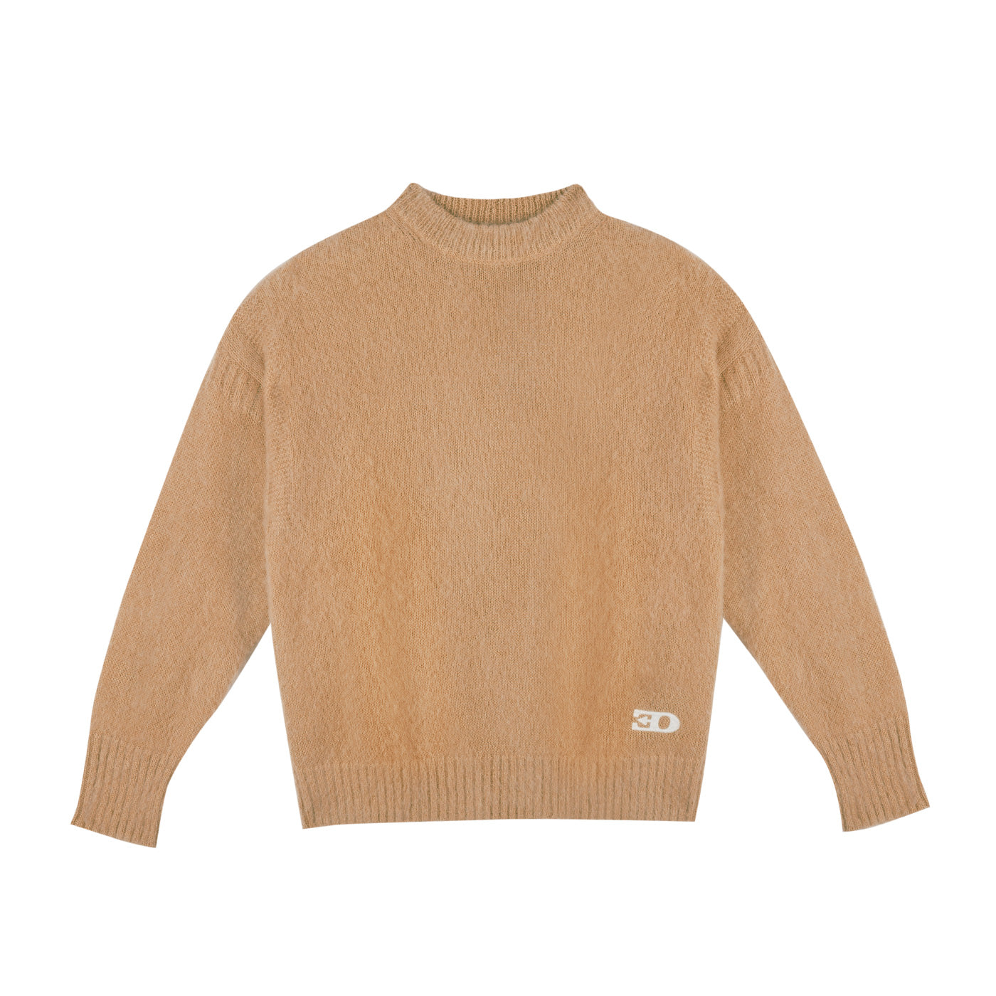 THE MOHAIR CREWNECK IN BEIGE