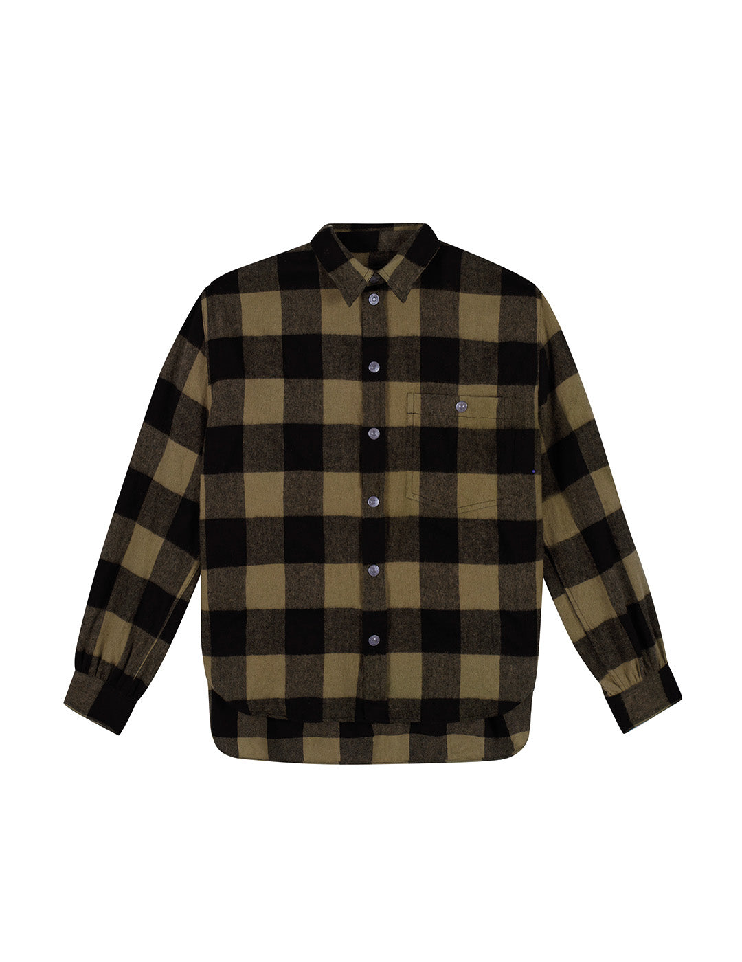 THE BUFFALO CHECK OVERSHIRT IN KHAKI