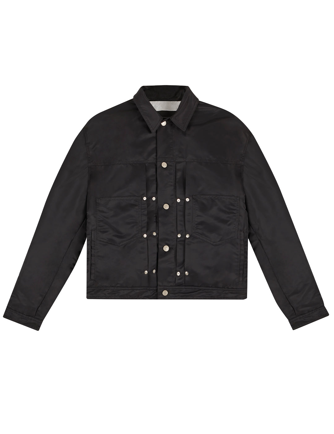 THE BOMBER JACKET IN BLACK NYLON