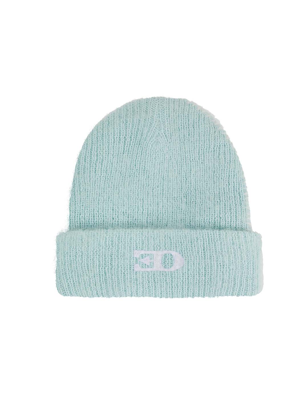 THE BEANIE IN LIGHT TURQUOISE MOHAIR