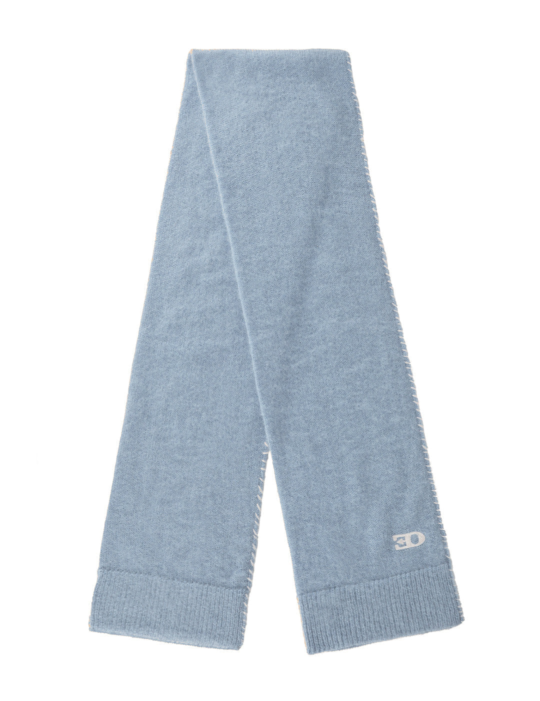THE SCARF IN LIGHT BLUE MOHAIR