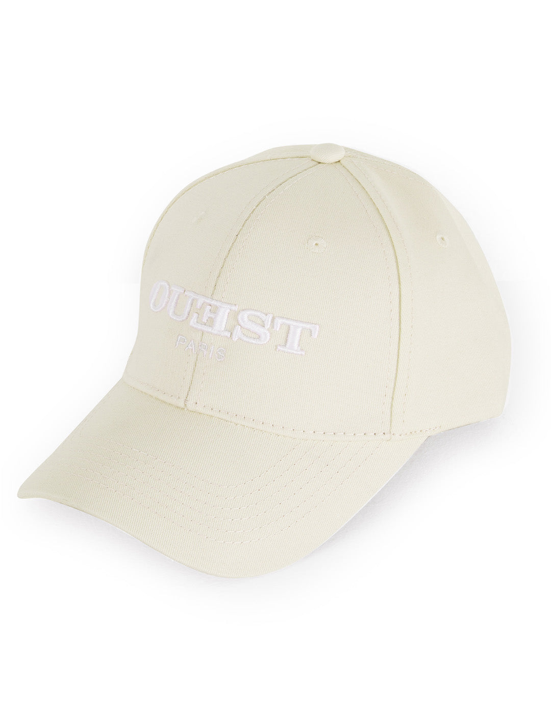 THE LOGO BASEBALL HAT IN OFF-WHITE COTTON