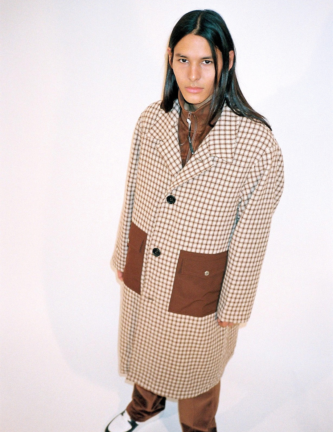 THE CHECK LODEN COAT