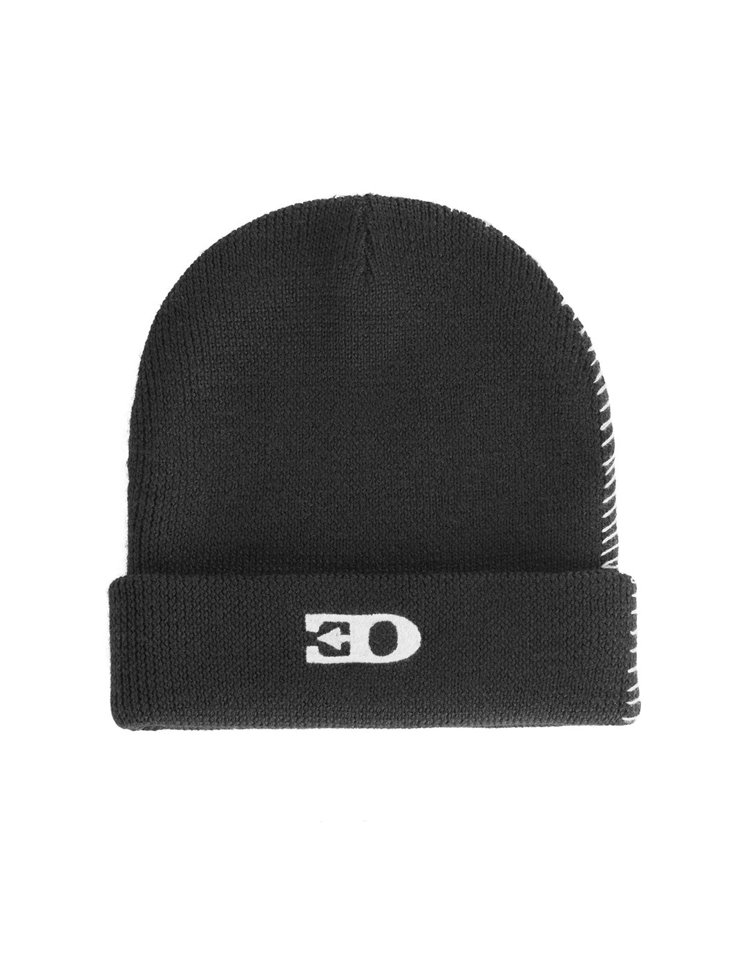 THE MILITARY BEANIE IN BLACK WOOL