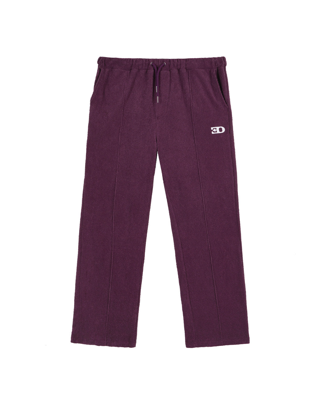 THE TRACK PANTS IN AUBERGINE SPONGE