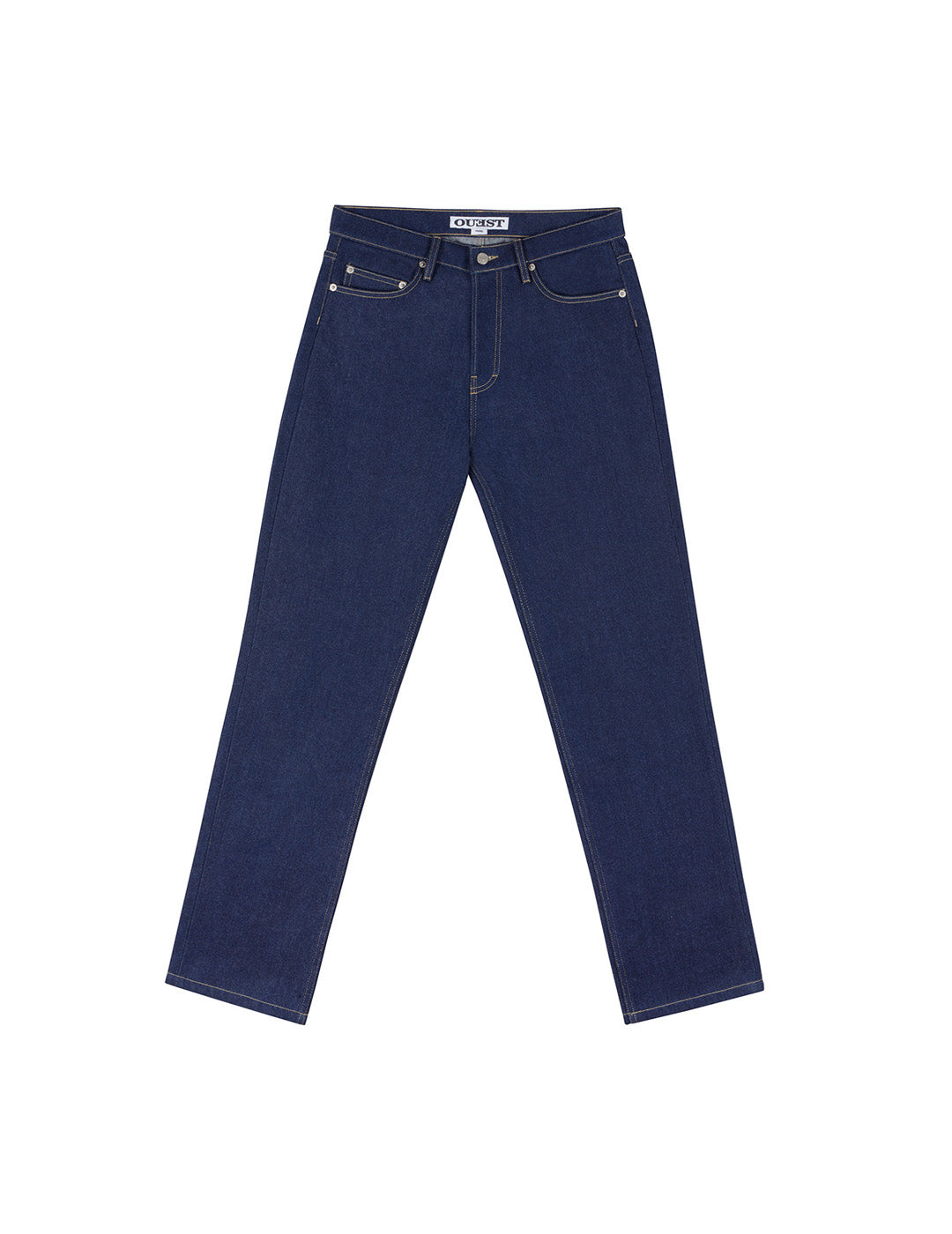 THE STRAIGHT LEG JEANS IN INDIGO RECYCLED DENIM